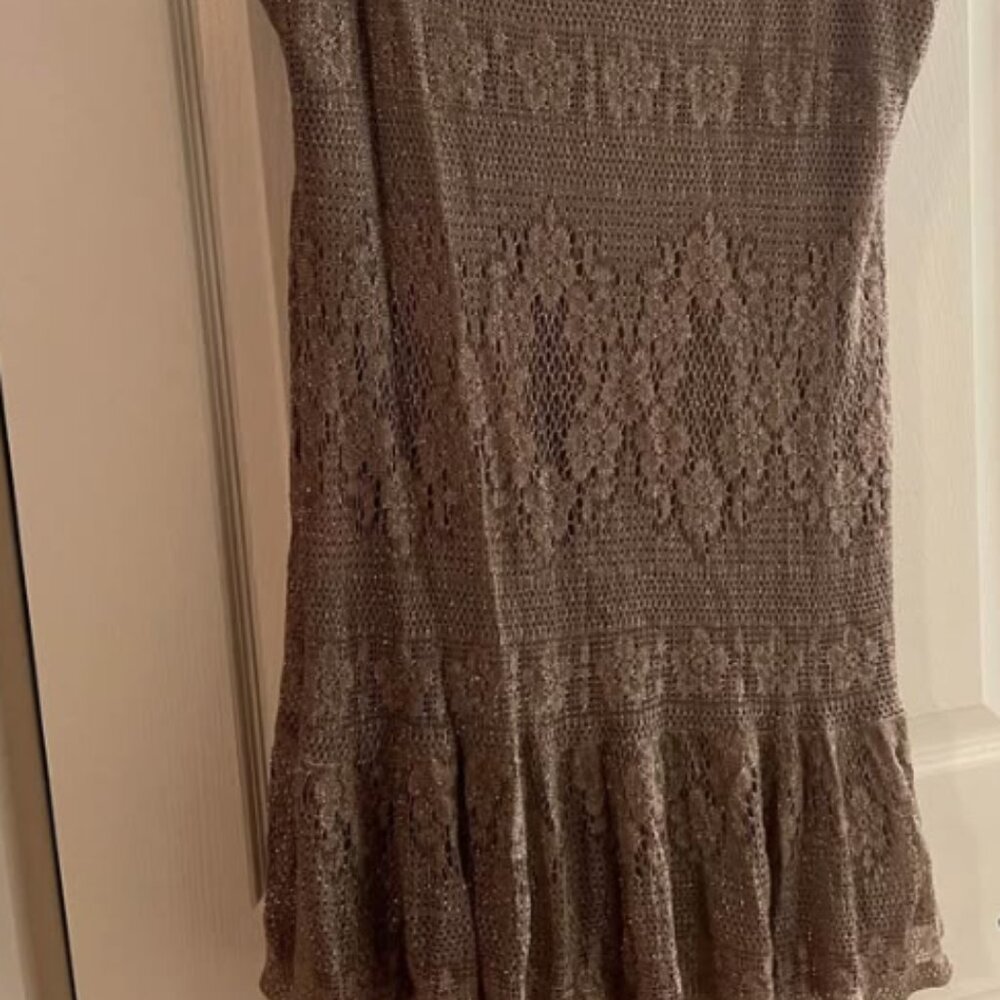 Champagne sparkly dress